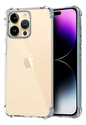 Funda Para Iphone Transparente Antigolpes Reforzada Iph 14 Pro Max Lisa