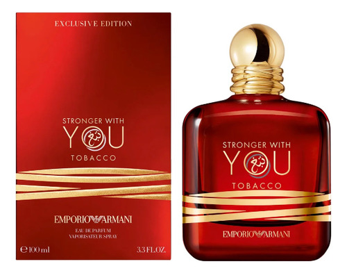 Emporio Armani Stronger With You Tobacco Edp 100 ml, edición exclusiva, lee la descripción Volumen de la unidad 100 ml