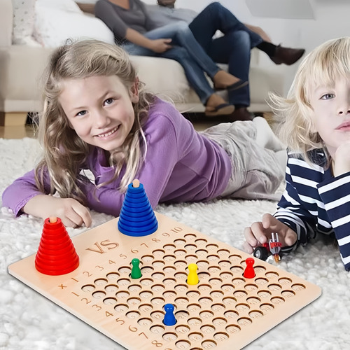 Juguetes Educativos De Madera Para Multiplicar Matemáticas