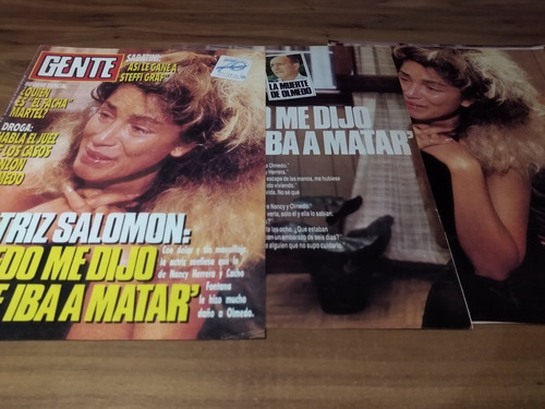 (rt865) Beatriz Salomon * Tapa Revista + 8 Paginas * 1988