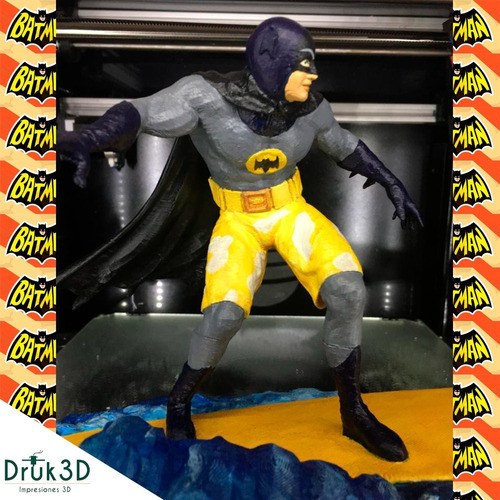 Batman Surf 1966 25cm Impresion 3d | Envío gratis