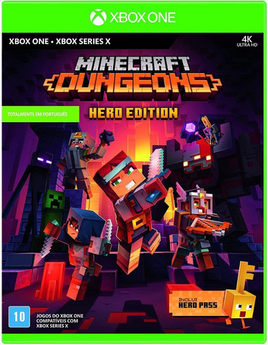 Minecraft Dungeons - Hero Edition (seminovo) - Xbox One (Usado)