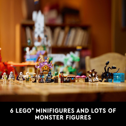 Lego 21348 Set Adultos Dungeons & Dragons Eldragon Rojo