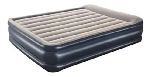 Colchón Inflable Bestway Cama Azul Con Bomba