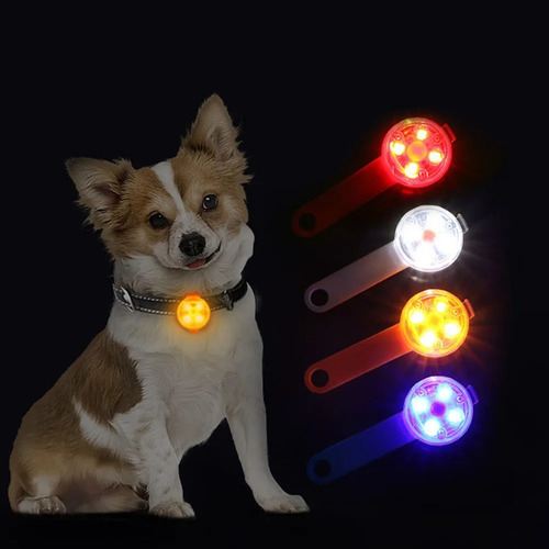Luz Led Intermitente Collar Para Perro Impermeable Carga Usb