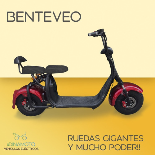 Moto Eléctrica Ruedas Anchas Dinamoto Benteveo