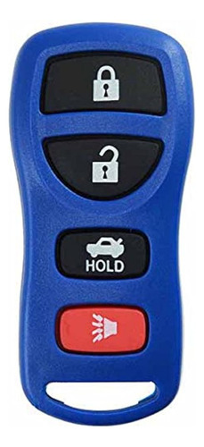 Llave Control Remoto De Repuesto Keylessoption De 4 Botones 