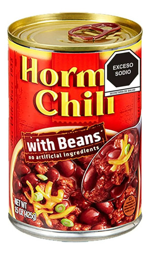 Carne De Res Y Cerdo Hormel Chili Con Frijoles 425 Gr