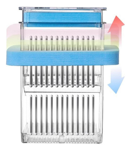 Divisor De Peces Desmontable De Cajas De Vivero De Azul