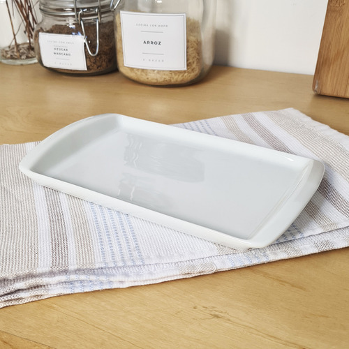 Bandeja Rectangular 28,5cm Porcelana Schmidt