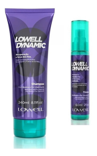 Shampoo & Tônico Lowell Dynamic Manutenção Diária