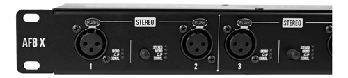Amplificador De Fone Af8 X Santo Angelo Preto + Nf-e