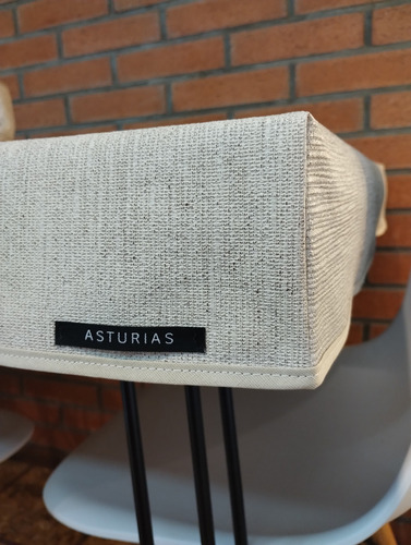 Mantel De Ecocuero Encastrable Simil Lino Mesa 190 X 85 Cm Arena Encastrable Simil Lino