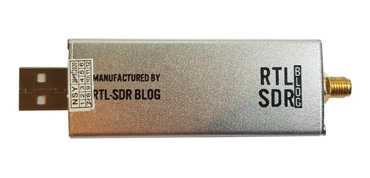 Kit SDR RTL-SDR R820T2 V3 Con Antenna Telescopica E Base - Per Radio Scansione, Aereo, Satelliti