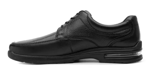 Calzado Derby Flexi 402808 Negro Piel C burbuja Anti impacto