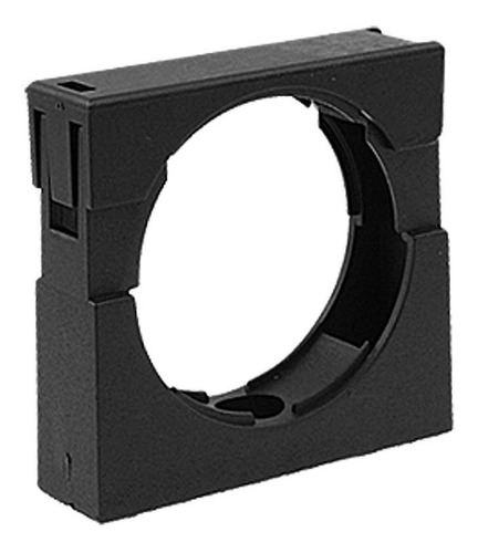 Abrazadera Plastico Negro Soporte Fijo Para Tornillo Manual