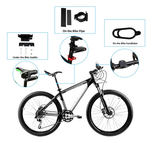 Luz Trasera Inteligente Para Bicicleta Con Intermitentes, Ma
