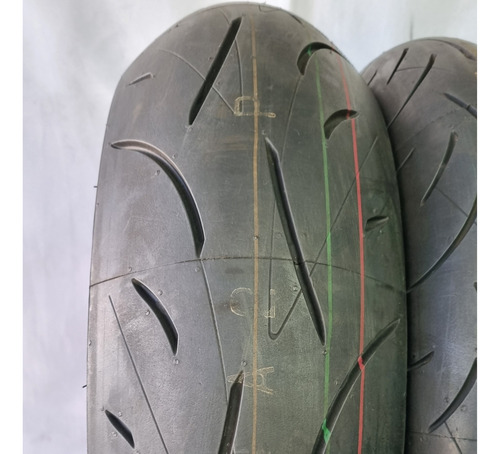 Par De Pneu Dunlop Sportmax 180/120 Original Novo, Sem Uso (Usado)