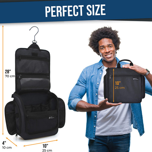 D&d Hanging Toiletry Bag - Designer Travel Organizer For Mak