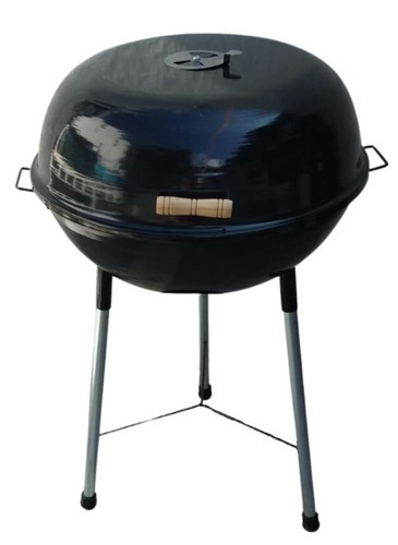 Asador Tipo Americano Parrilla 22 Pulgadas Con Tapa Color Negro