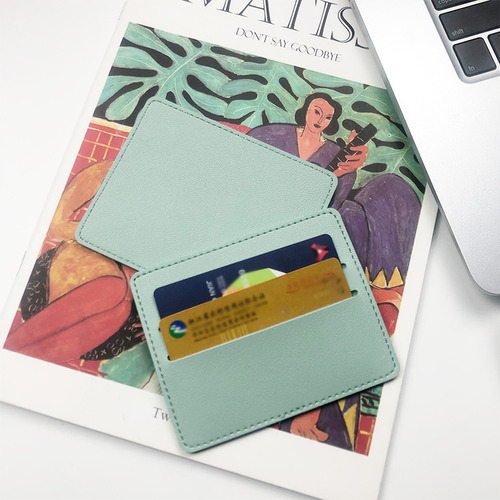 Funda Minicartera De Piel Con Múltiples Ranuras Para Tarjeta