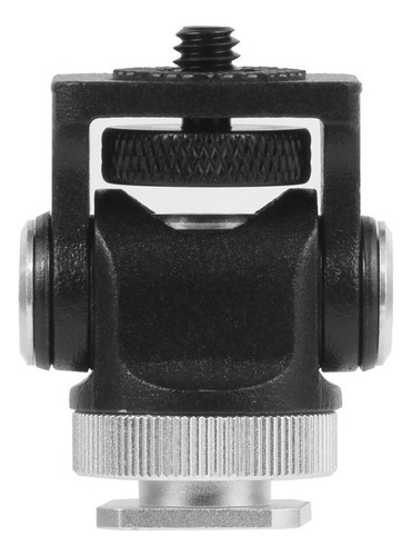 Adaptador De Montura De Zapata Dslr Cámara Trípode Negro