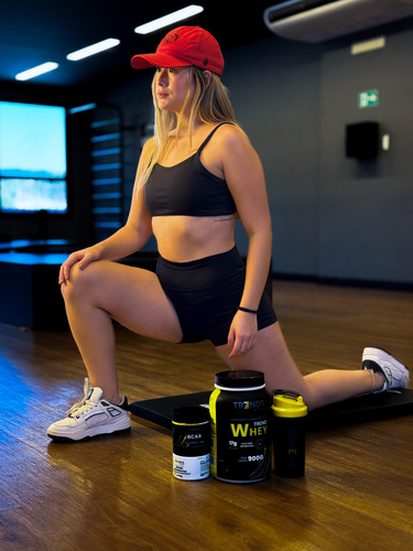 Combo 2x Whey Protein Concentrado Blend Proteinas Pote 900g Sabor Baunilha