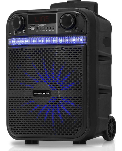 Caixa Multiuso Portátil Bt/microsd/usb/fm 80w 10' Hayonick