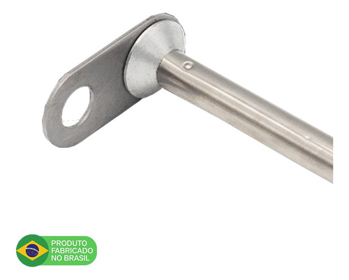 Imagem 3 de 4 de Antena Corta Pipa Moto Retrátil Retrovisor Aço Inox 7/8 Pta