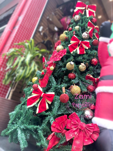 Árvore De Natal Dinamarquês Luxo 2,70 Metros A0727h Linda!!! | Frete grátis