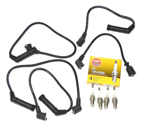 Kit Cables Bujías Y Bujías Ngk Platino, Jetta A4 2.0 99-10