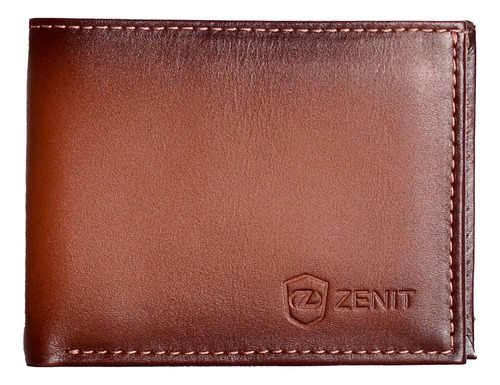 Billetera De Cuero Para Hombre - Zenit Color Marrón 50