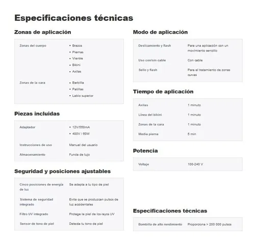 Philips Lumea Ipl Bri863/00 Essential Depiladora Láser