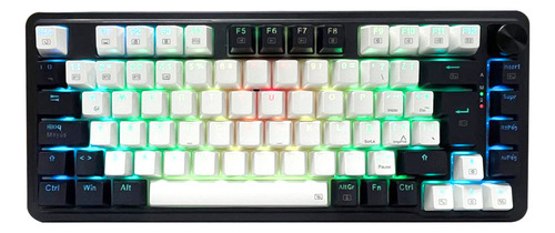 Teclado Redragon Ucal Pro Wireless 75% K673wb-rgb-pro Sp Teclado Negro Idioma Español Latinoamérica
