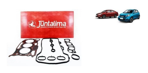  Kit Junta Cabecote Nissan March Versa  1.0 12v 3 Cilindros 