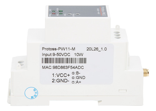 Montaje En Riel De Servidor Serie Ethernet Rs485 A Wifi Para