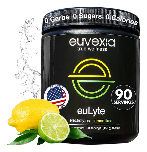 Euvexia Eulyte Electrolitos En Polvo Sin Azúcar (90 Serv) So
