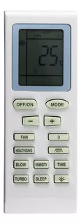 Controle remoto de ar condicionado para ar condicionado, cor branca