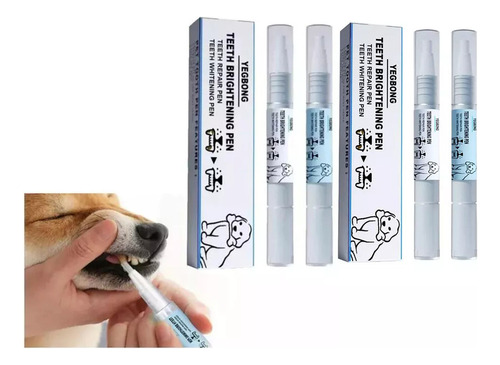 Gel Removedor De Placa E Tártaro Cães Gel Caneta 3ml × 4pc