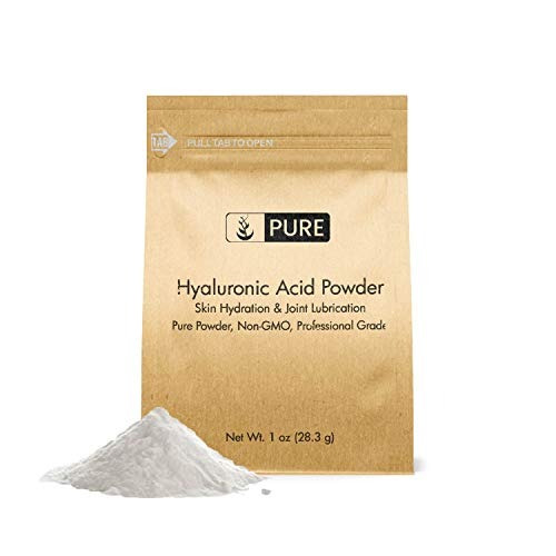 Polvo De Ácido Hialurónico (1 Oz) Por Ingredientes Puros