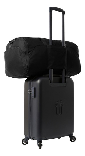 Totto Maleta Deportiva - Bolsa De Viaje | Chica Tek 2.0 - A Negro Liso