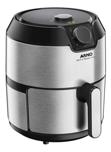 Fritadeira Elétrica Airfry Super 4,2 L Super Inox 127v Arno