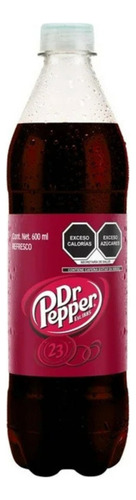 9 Pza Refresco Dr Pepper Original 600 Ml