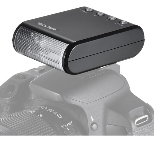 Mh Lámpara De Flash Profesional Andoer Con Mini Speedlite
