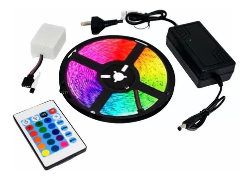 Cable de alimentación para tiras LED RGB multicolor Ste