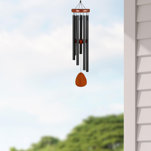 Campana De Viento Colgante De Aluminio, Adornos Con Óvalo