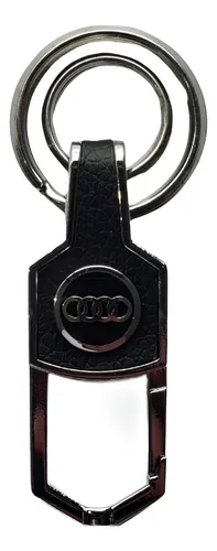 Llavero Fino Auto Carro Vehículo Moto Zamak Símbolo Audi