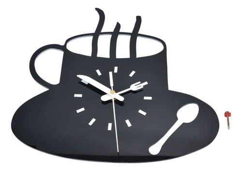 Reloj De Pared De Cocina 3d Moderno Estilo Taza De Café .