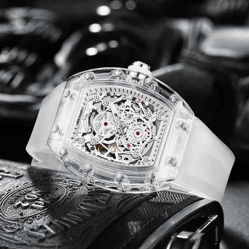 Reloj Luminoso Con Calendario Transparente Kimsdun 2015b