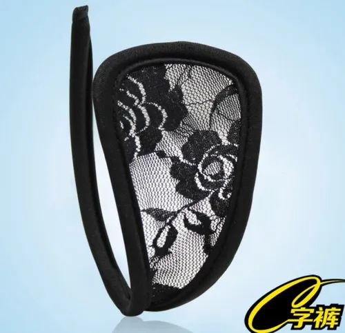 Sexy Tanga Invisible C String Lenceria Mujer Encaje Flor